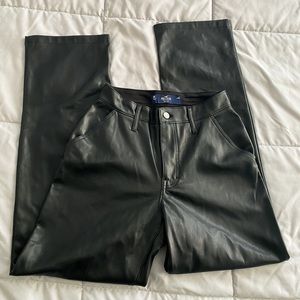 HOLLISTER LEATHER PANTS
